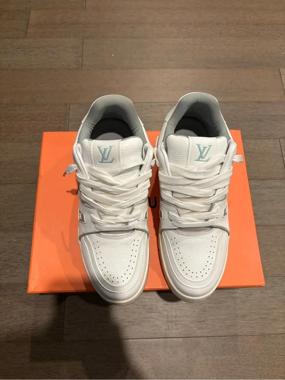 White Louis Vuitton Trainers